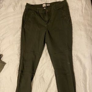 Target A new Day Dark Forrest Green skinny jeans